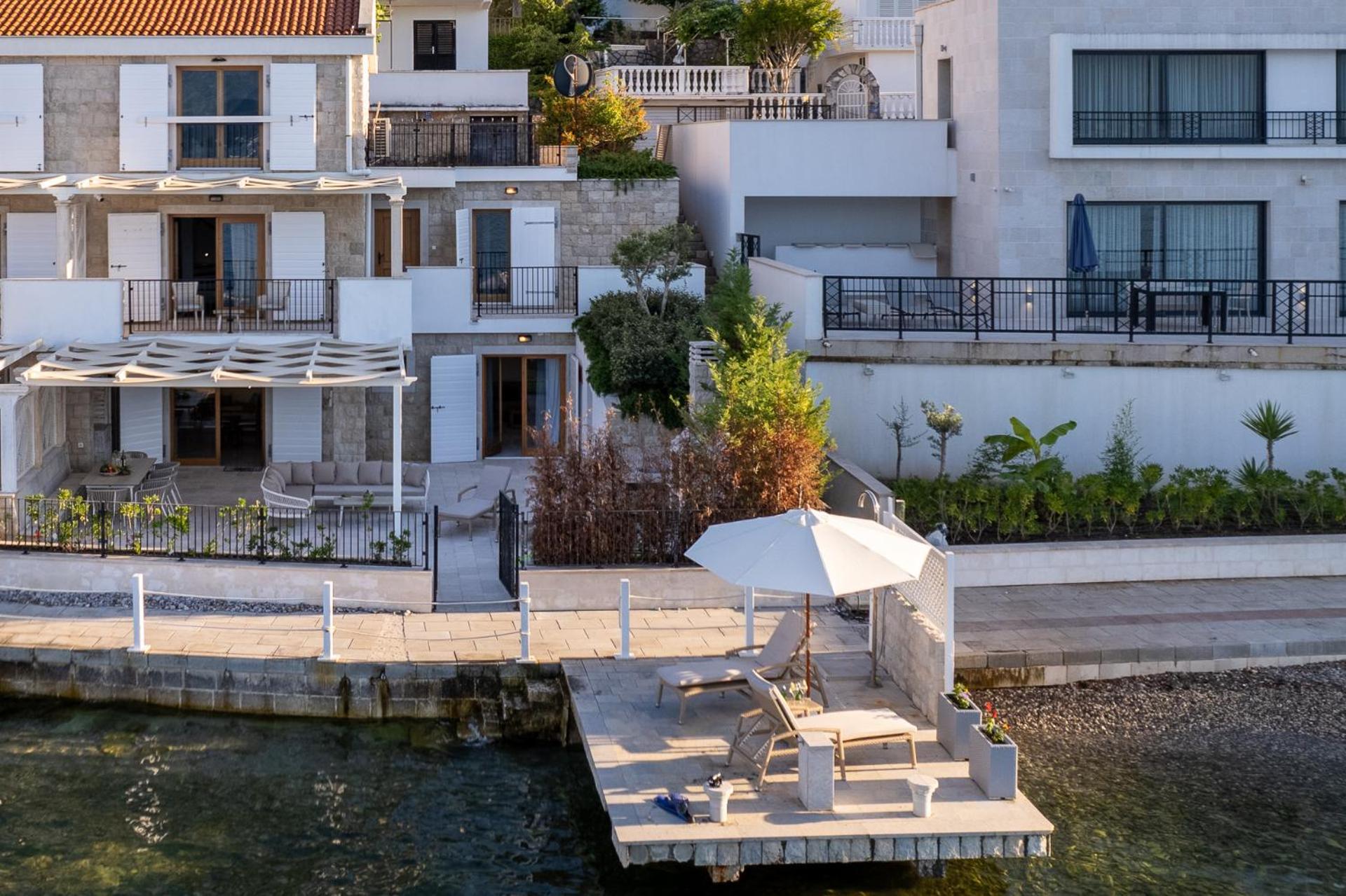 Villas Plitka Tivat Kültér fotó