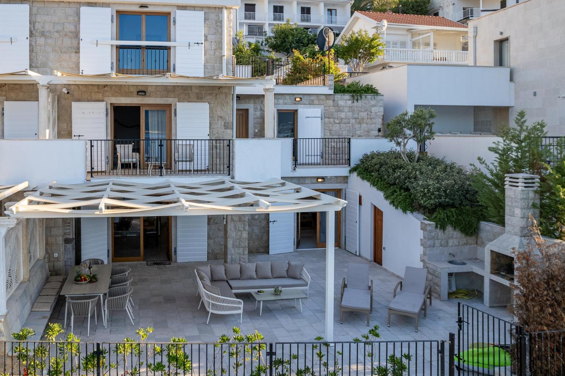 Villas Plitka Tivat Kültér fotó