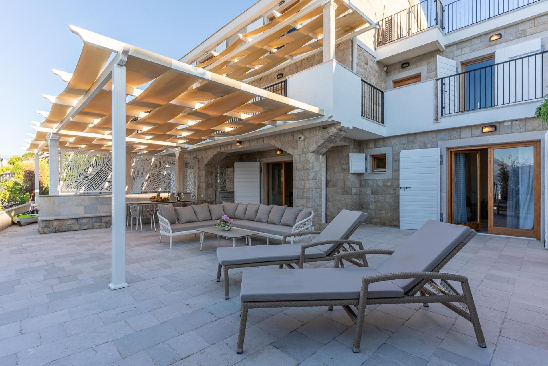Villas Plitka Tivat Kültér fotó