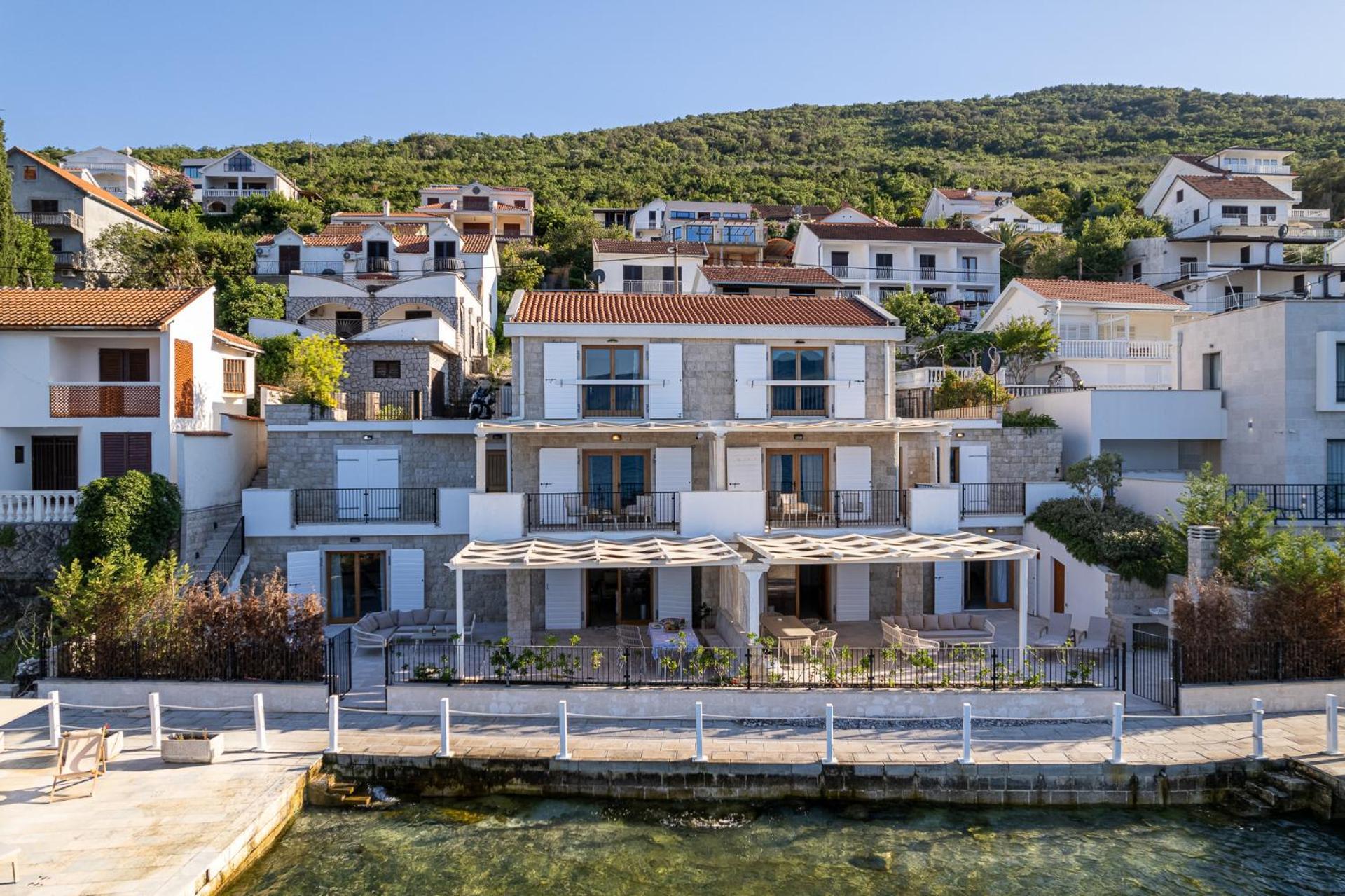 Villas Plitka Tivat Kültér fotó